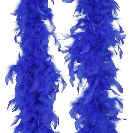 Piuma di boa, 80 gr blu