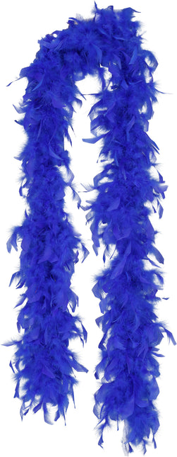 Piuma di boa, 80 gr blu
