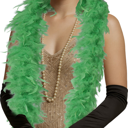 Piuma di boa, 80 gr verde