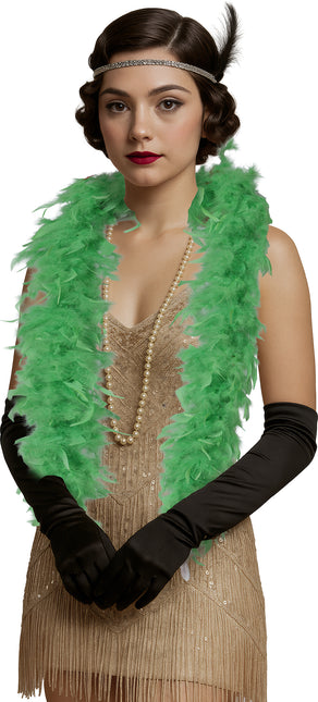 Piuma di boa, 80 gr verde