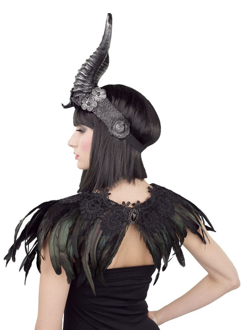 Collare di piume Raven