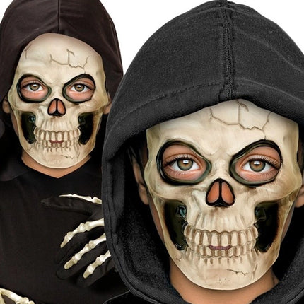 MASCHERA A FORMA DI TESCHIO PER BAMBINI - PLASTICA