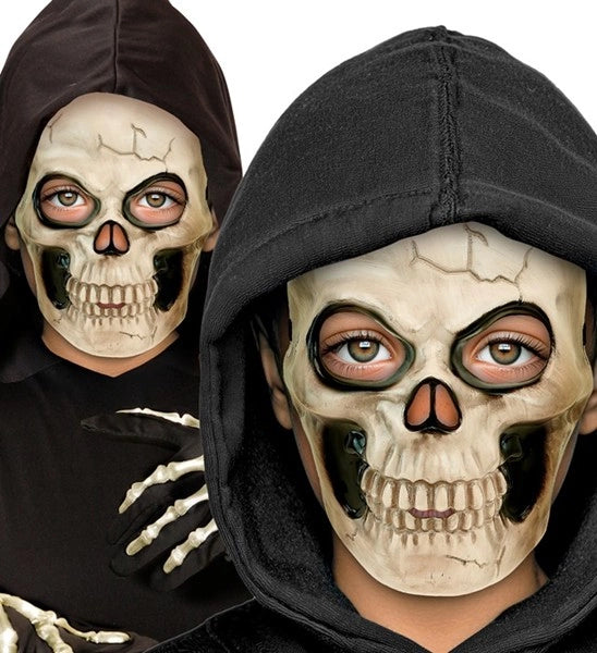 Maschera a forma di teschio per bambini