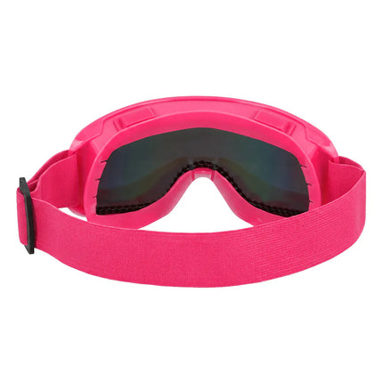 Occhiali da sci Party Rave rosa neon UV