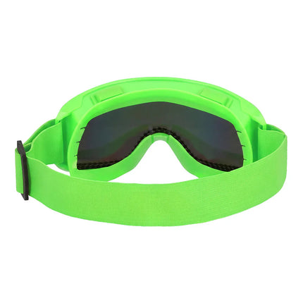 Occhiali da sci Party Rave verde neon UV