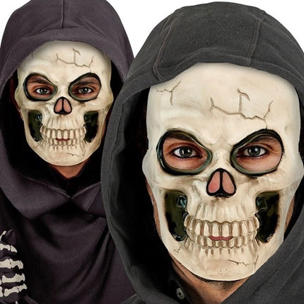 MASCHERA A FORMA DI TESCHIO PER ADULTI - PLASTICA