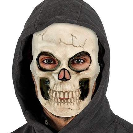 MASCHERA A FORMA DI TESCHIO PER ADULTI - PLASTICA
