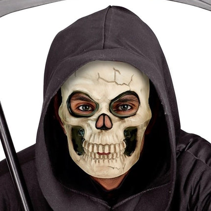 MASCHERA A FORMA DI TESCHIO PER ADULTI - PLASTICA