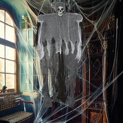 Scheletro di Halloween Grigio 90cm