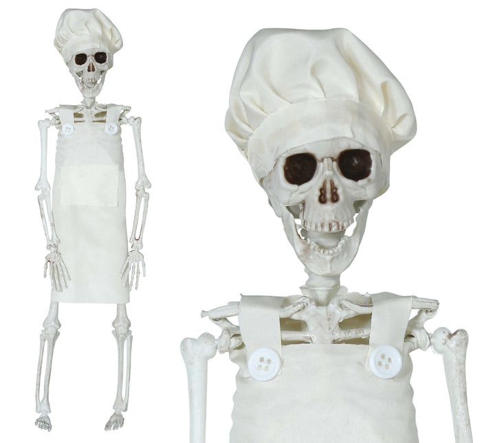 Scheletro appeso Decorazione Chef 40cm