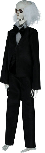 Bambola scheletro professore con vestito 40 cm