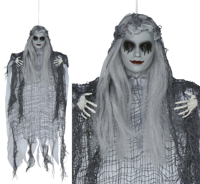 Bambola di Halloween Donna Morta 50cm