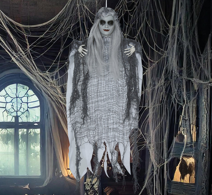 Bambola di Halloween Donna Morta 50cm