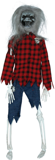Bambola di Halloween lupo mannaro 40 cm