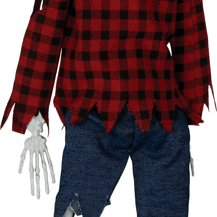 Bambola di Halloween lupo mannaro 40 cm
