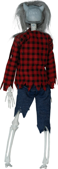 Bambola di Halloween lupo mannaro 40 cm