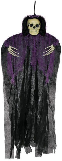 Scheletro di Halloween Nero Viola 90cm