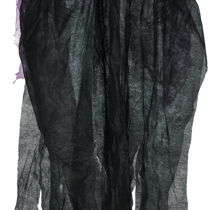 Scheletro di Halloween Nero Viola 90cm