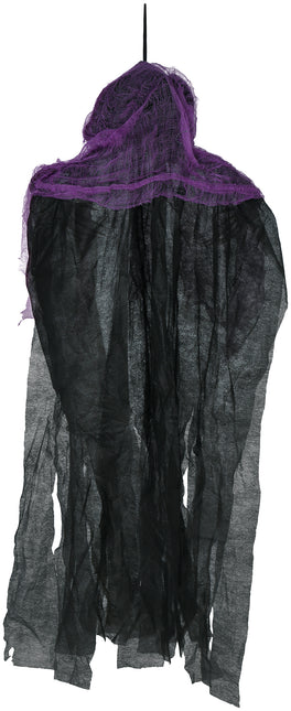 Scheletro di Halloween Nero Viola 90cm