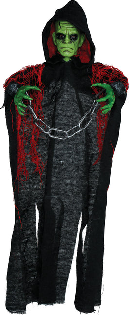 Bambola Spirito di Halloween con catena 50 cm
