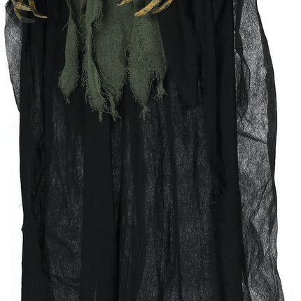 Zucca bambola di Halloween con luce 1,2 m