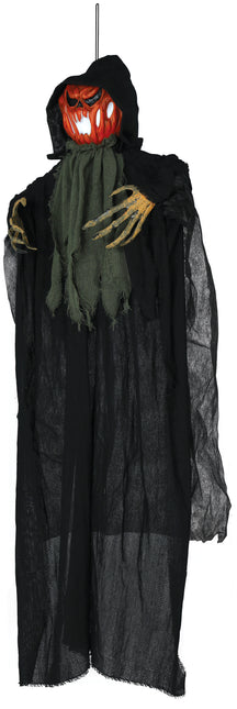 Zucca bambola di Halloween con luce 1,2 m