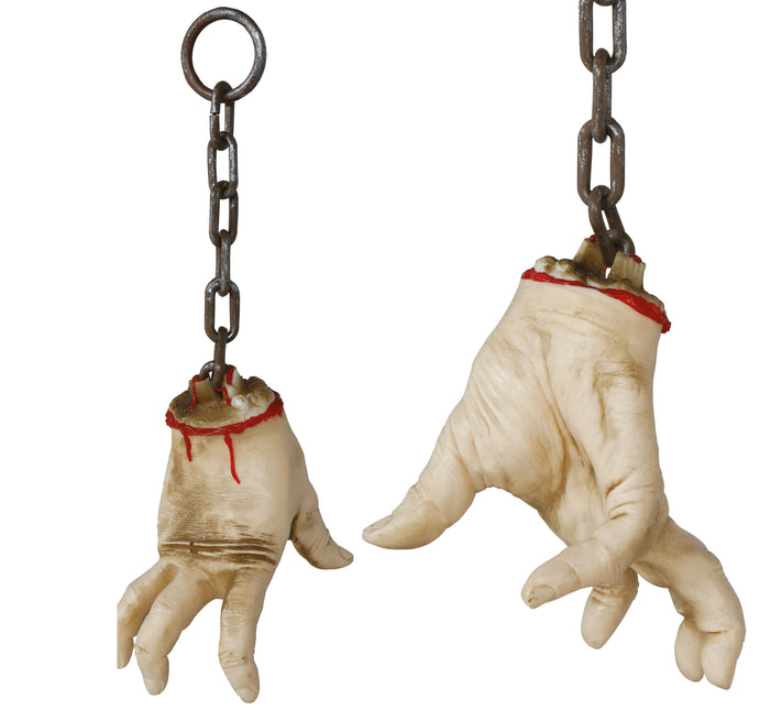 Collana con mano finta di Halloween 40 cm