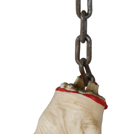Collana con mano finta di Halloween 40 cm