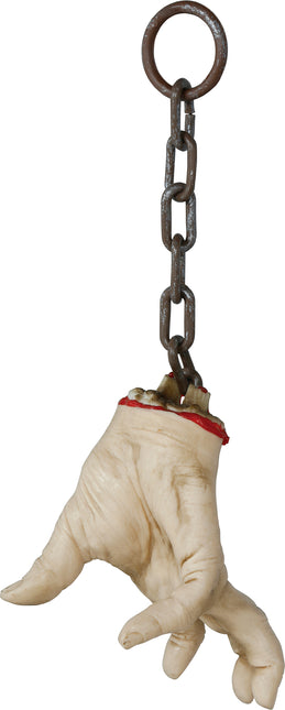 Collana con mano finta di Halloween 40 cm