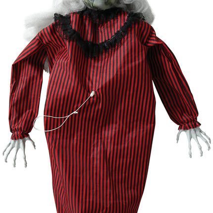 Decorazione di Halloween appesa con luce, suono e movimento 70 cm