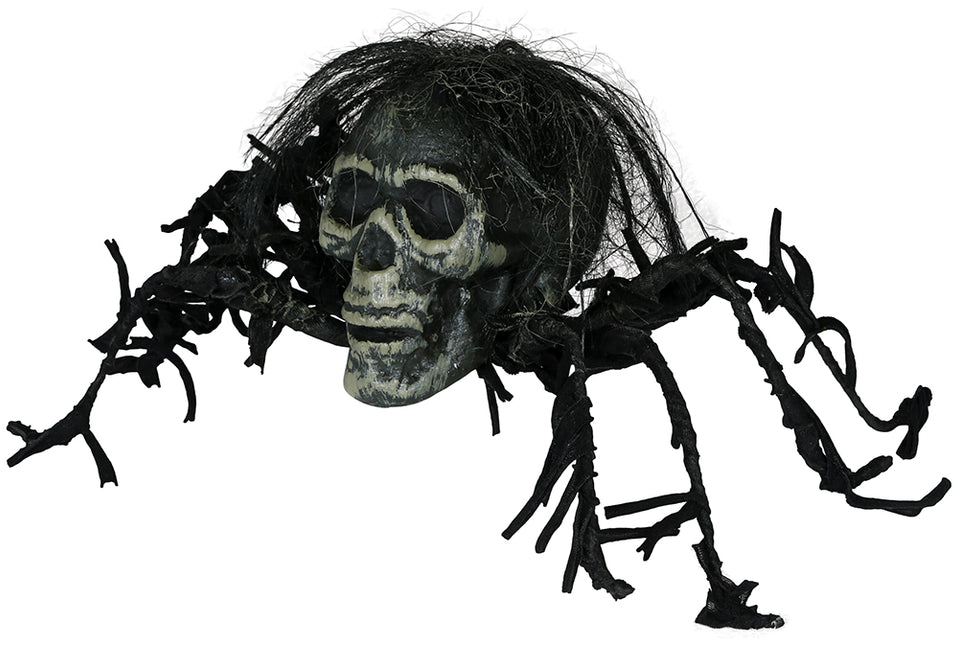 Teschio di ragno finto di Halloween 38 cm