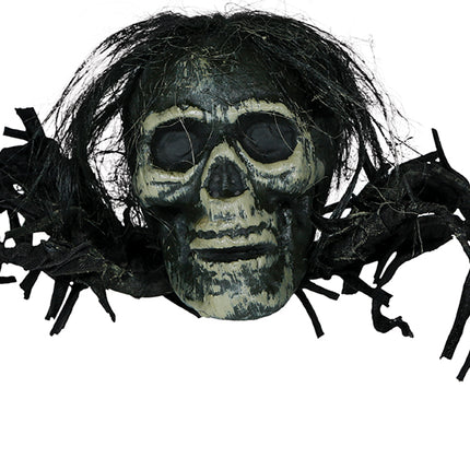 Teschio di ragno finto di Halloween 38 cm