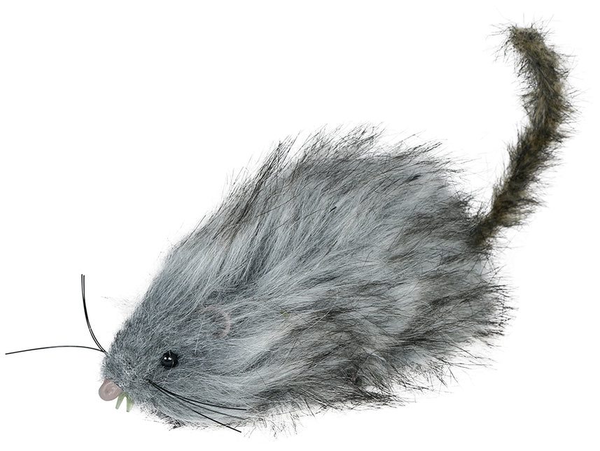 Ratto finto grigio 16 cm