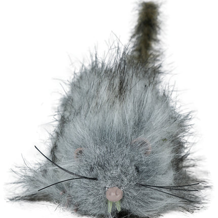 Ratto finto grigio 16 cm
