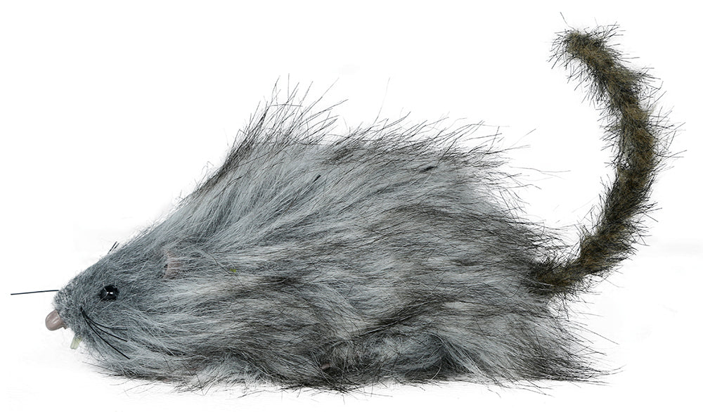 Ratto finto grigio 16 cm