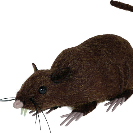 Ratto finto marrone 15 cm