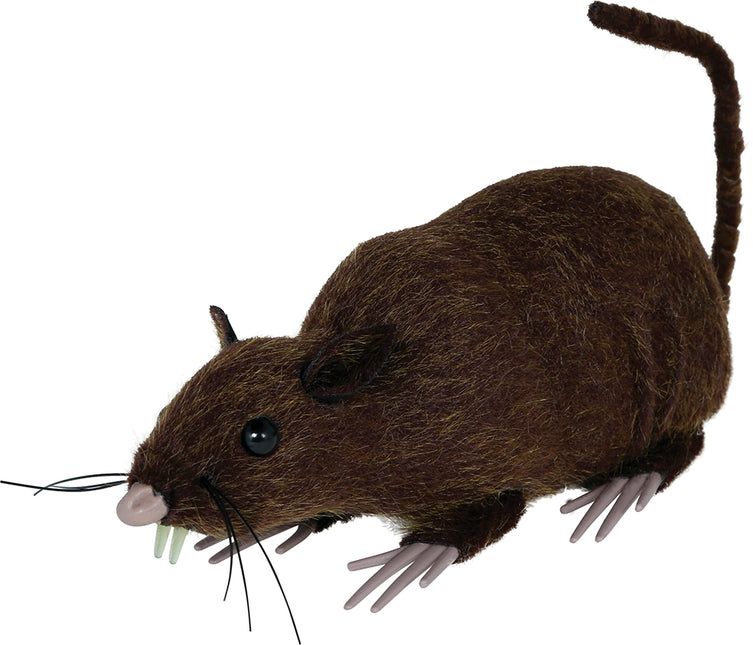 Ratto finto marrone 15 cm
