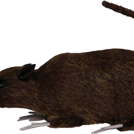 Ratto finto marrone 15 cm