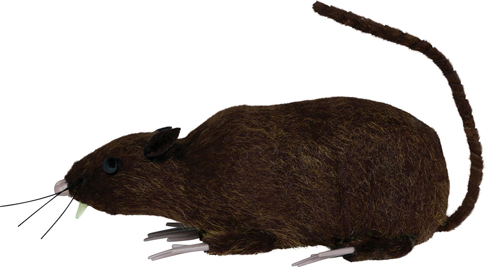 Ratto finto marrone 15 cm