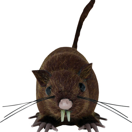Ratto finto marrone 15 cm
