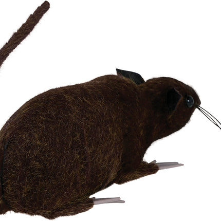 Ratto finto marrone 15 cm