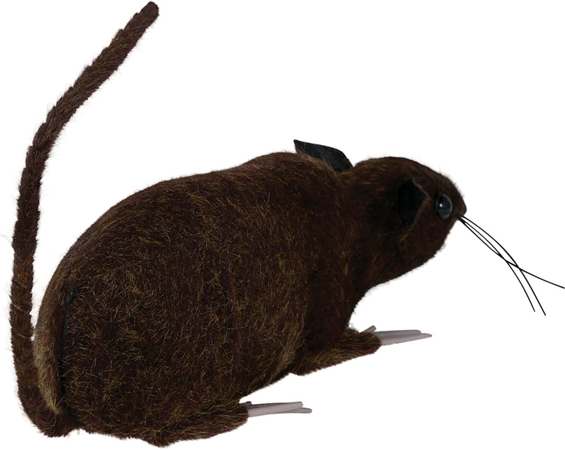 Ratto finto marrone 15 cm