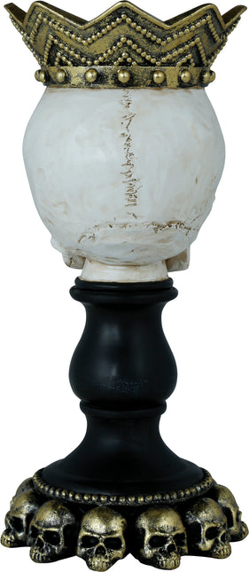 Portacandele Halloween Teschio 25cm