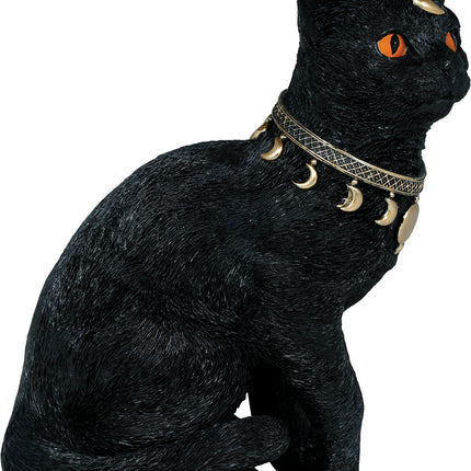 Gatto finto nero 28 cm