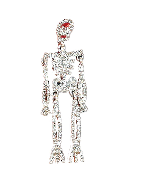 Orecchini Halloween Scheletro 6,5 cm