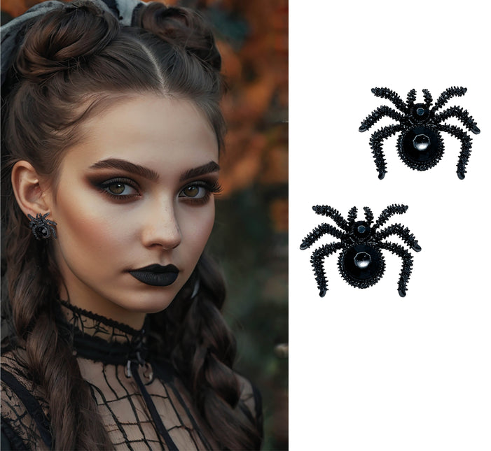 Orecchini Halloween Ragni 2,5 cm