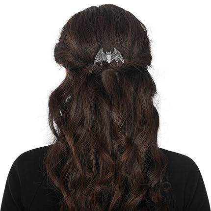 Fermaglio per capelli a pipistrello 9 cm 2 pezzi