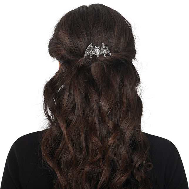 Fermaglio per capelli a pipistrello 9 cm 2 pezzi