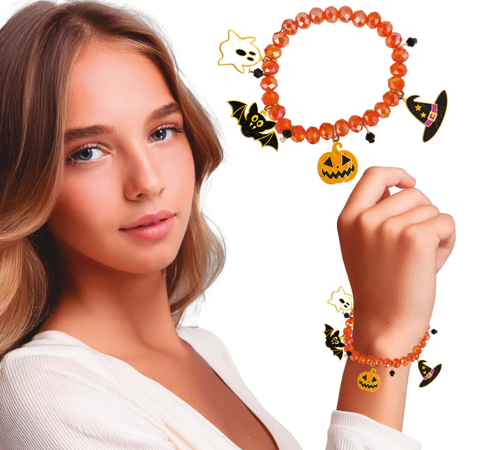 Braccialetto di Halloween arancione