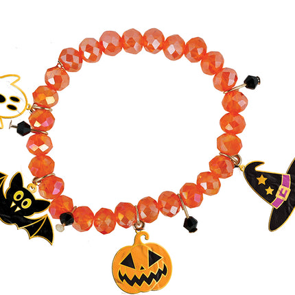 Braccialetto di Halloween arancione